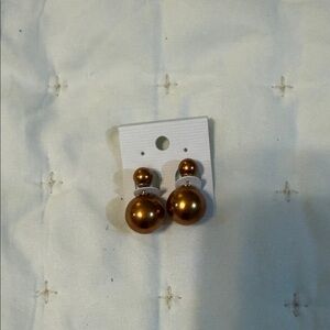 Elegant Double Ball Earrings